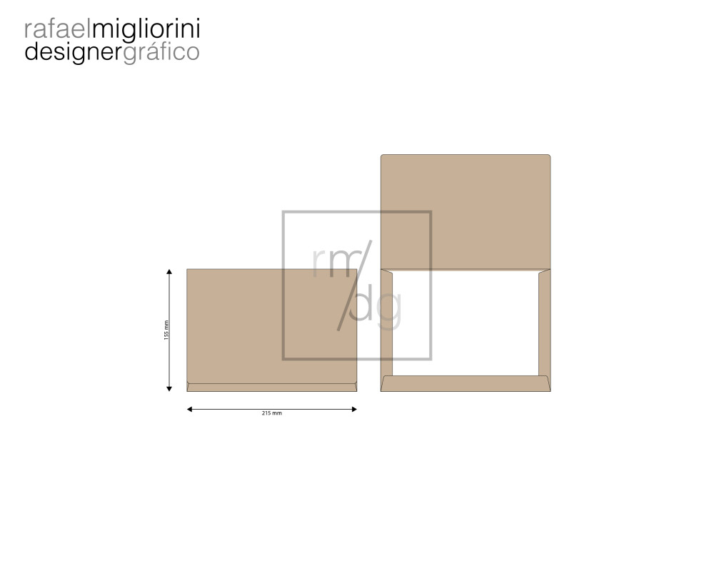 Envelope Convite - Modelo 16