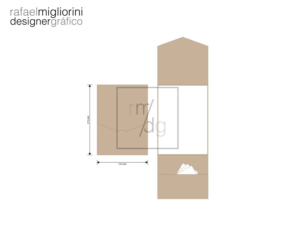 Envelope Convite - Modelo 23