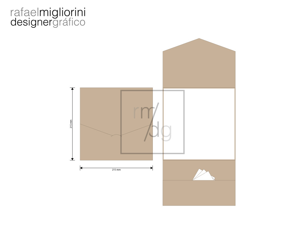 Envelope Convite - Modelo 24