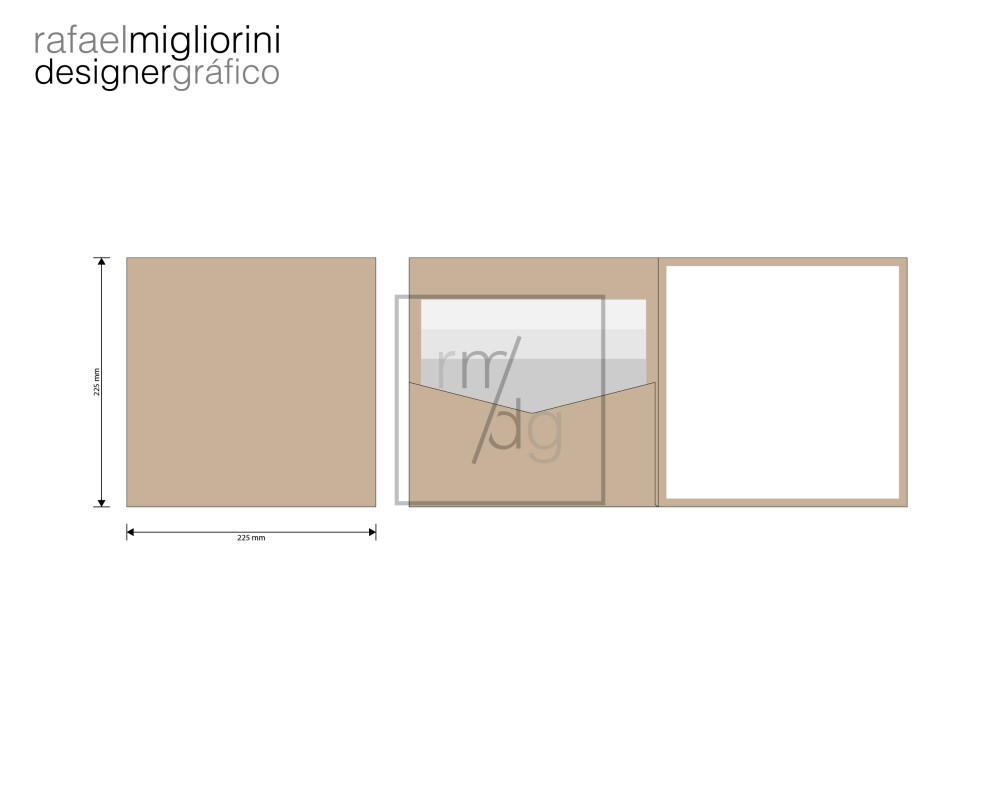 Envelope Convite - Modelo 28