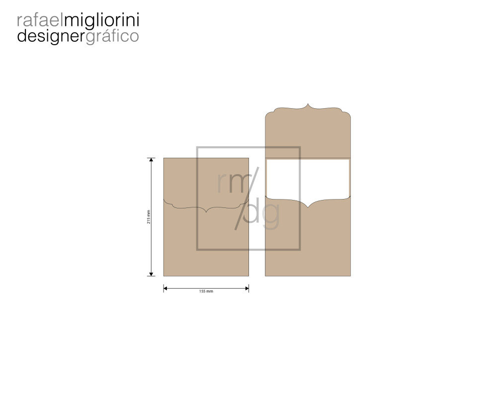 Envelope Convite - Modelo 36