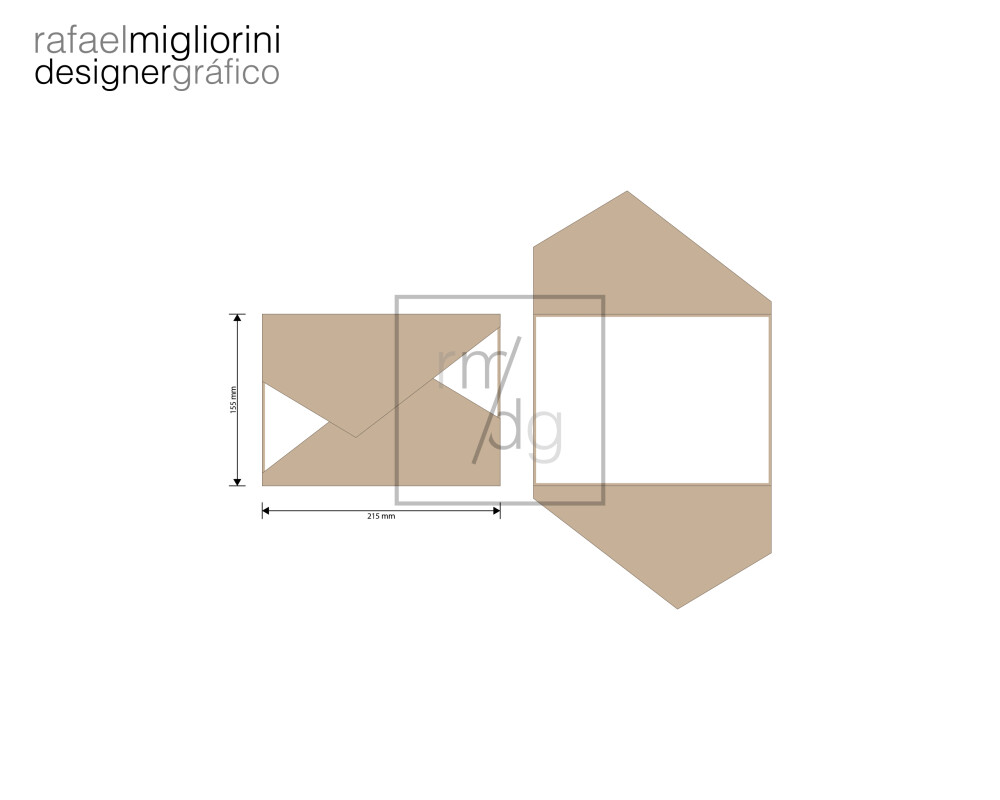 Envelope Convite - Modelo 47