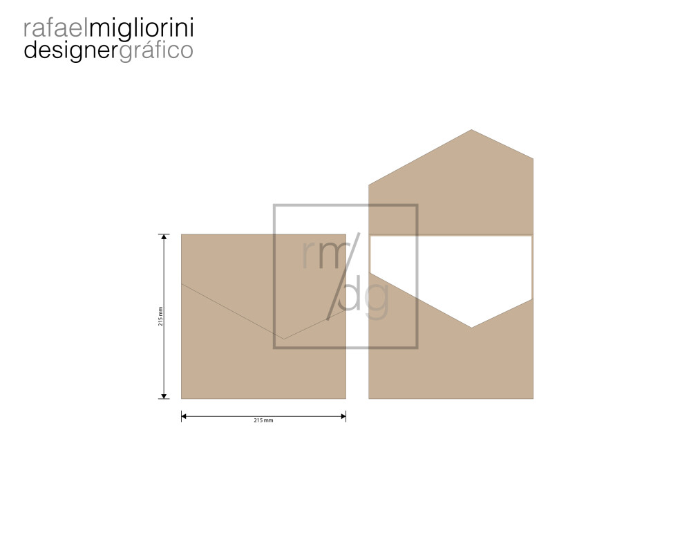 Envelope Convite - Modelo 55