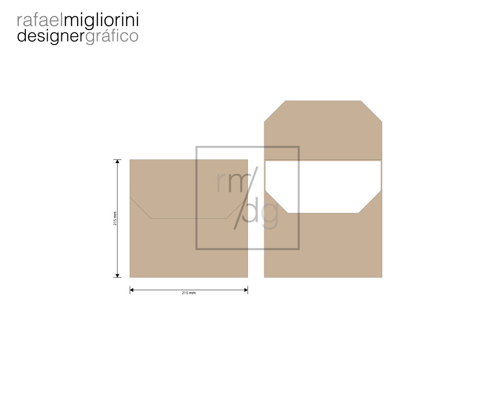 Envelope Convite - Modelo 61