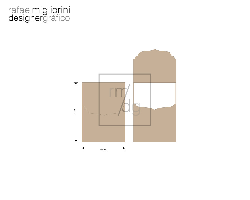 Envelope Convite - Modelo 63