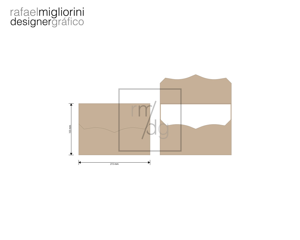 Envelope Convite - Modelo 65