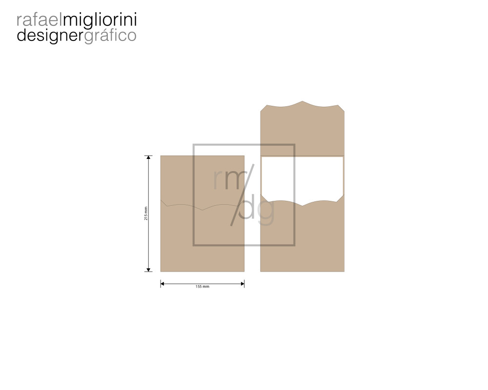 Envelope Convite - Modelo 66