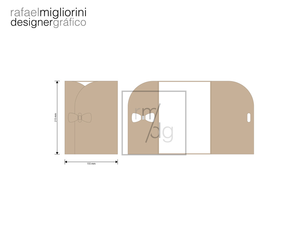 Envelope Convite - Modelo 71