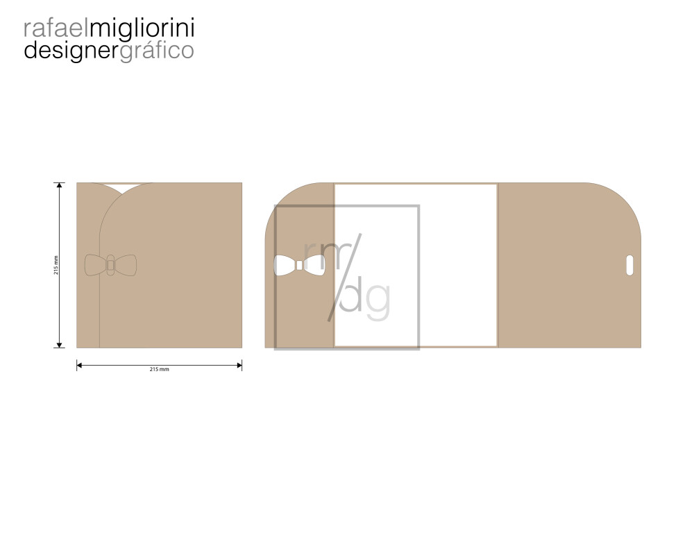 Envelope Convite - Modelo 72