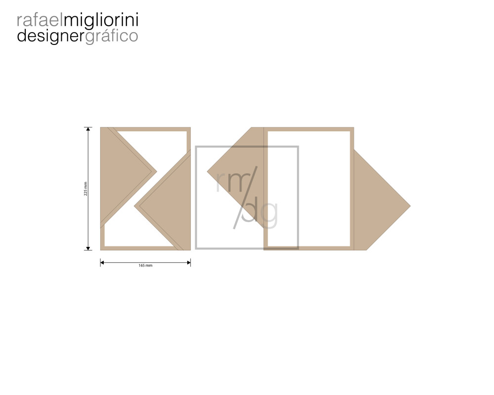 Envelope Convite - Modelo 87