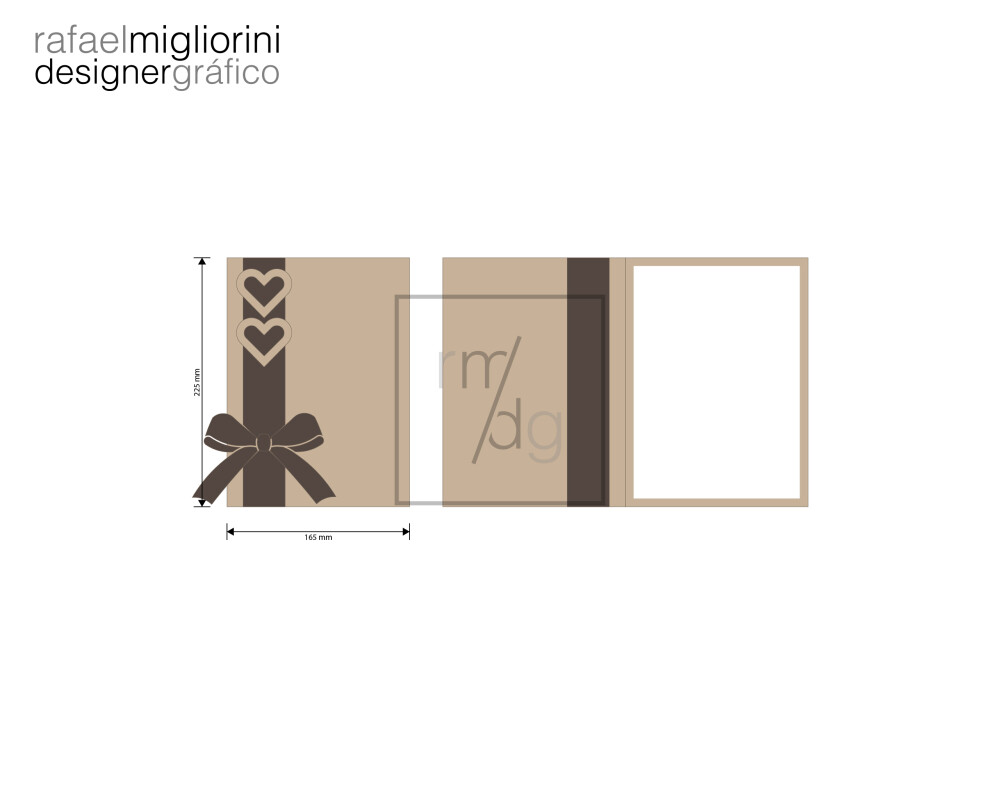 Envelope Convite - Modelo 107