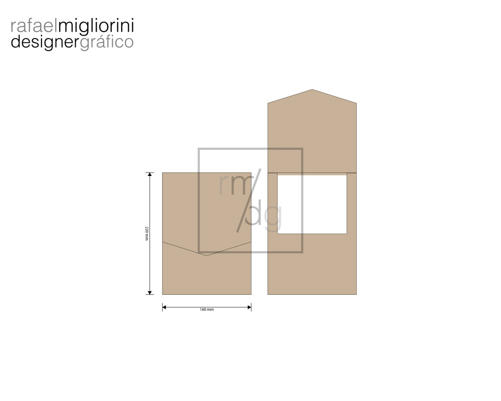 Envelope Convite - Modelo 120