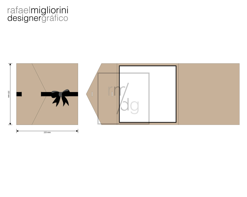 Envelope Convite - Modelo 125
