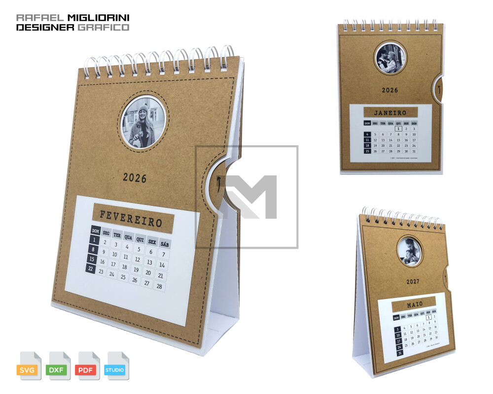 Calendário Carrossel Fotos