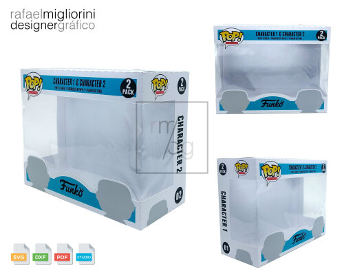 Caixa Dupla Funko Pop Modelo 2