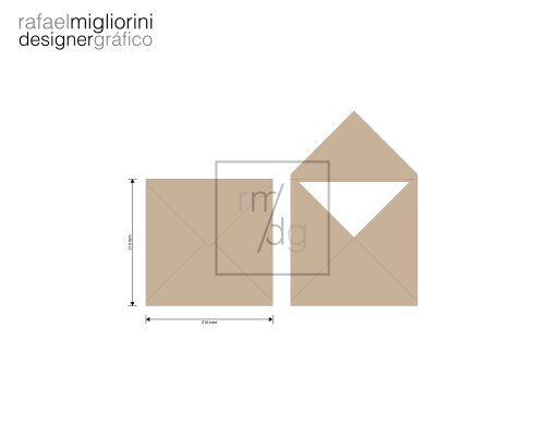 Envelope Convite - Modelo 3