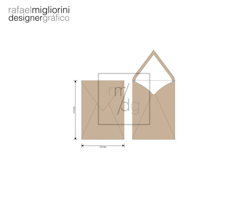 Envelope Convite - Modelo 8
