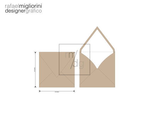 Envelope Convite - Modelo 9