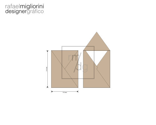 Envelope Convite - Modelo 11