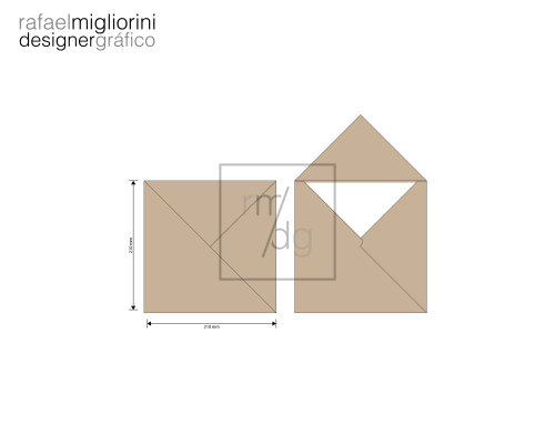 Envelope Convite - Modelo 12