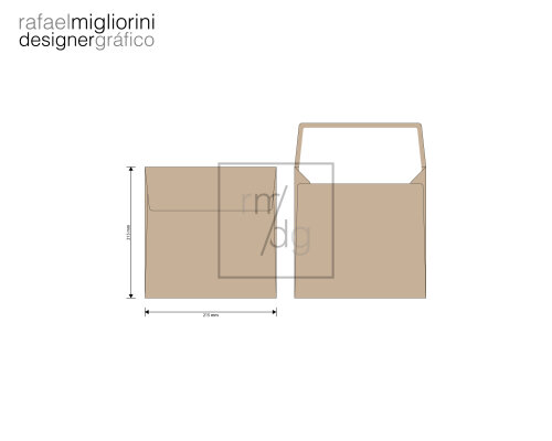 Envelope Convite - Modelo 21