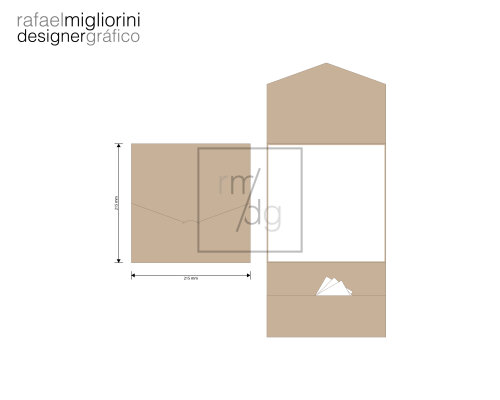Envelope Convite - Modelo 24