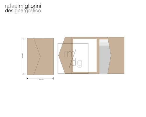 Envelope Convite - Modelo 31