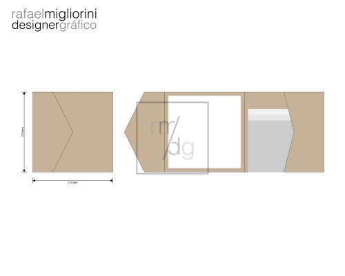 Envelope Convite - Modelo 32