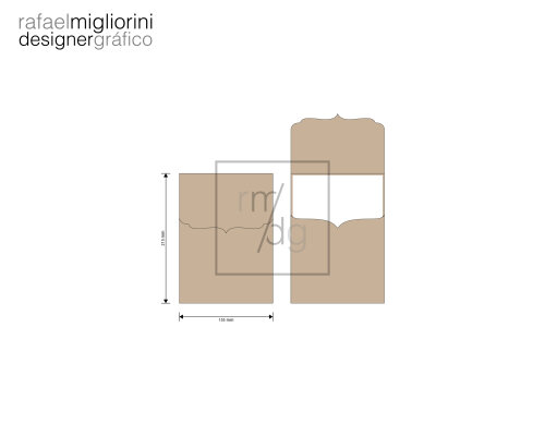 Envelope Convite - Modelo 36