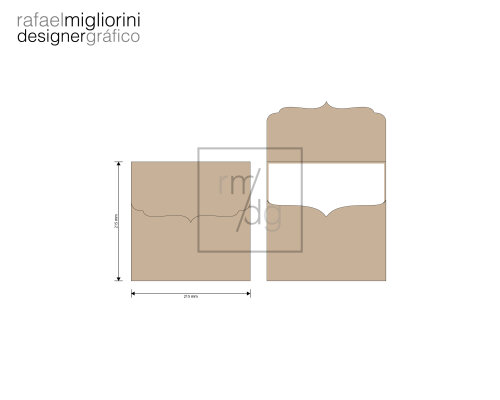 Envelope Convite - Modelo 37