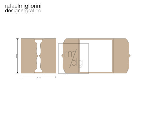 Envelope Convite - Modelo 41