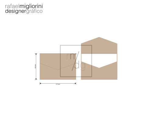 Envelope Convite - Modelo 44