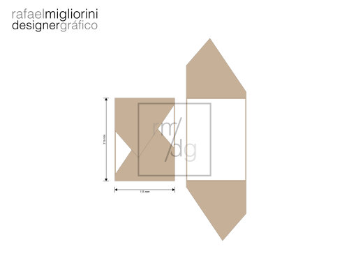 Envelope Convite - Modelo 48
