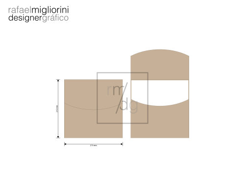 Envelope Convite - Modelo 52