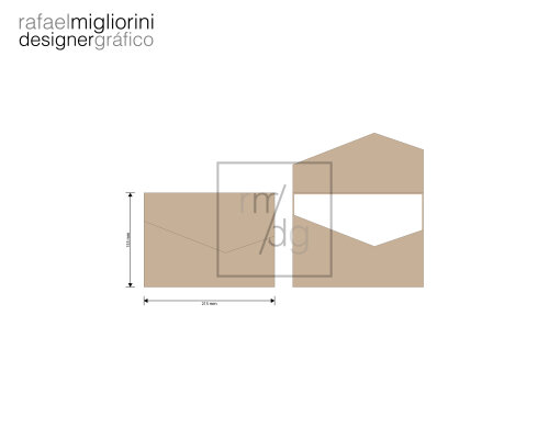 Envelope Convite - Modelo 53