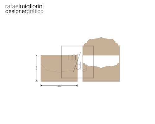 Envelope Convite - Modelo 62