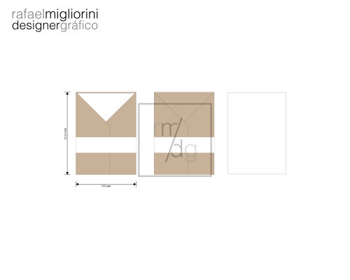 Envelope Convite - Modelo 75