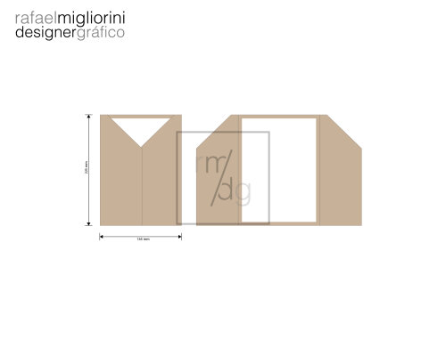 Envelope Convite - Modelo 77