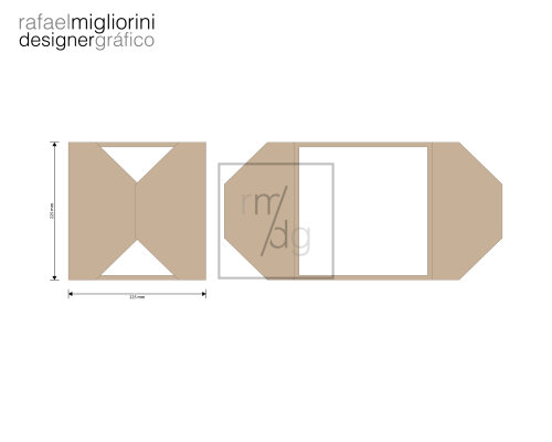 Envelope Convite - Modelo 82