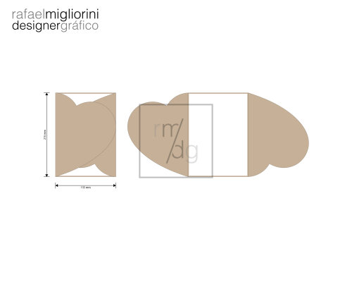 Envelope Convite - Modelo 101