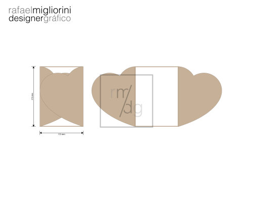 Envelope Convite - Modelo 102