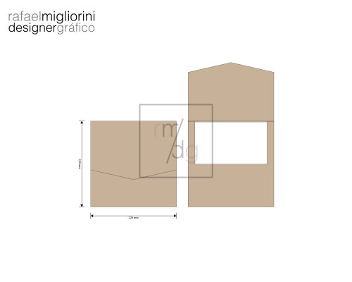 Envelope Convite - Modelo 121