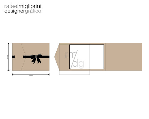 Envelope Convite - Modelo 122