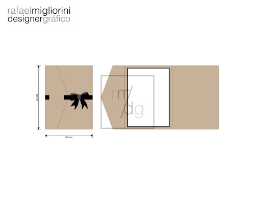 Envelope Convite - Modelo 124