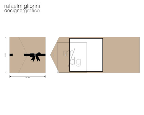 Envelope Convite - Modelo 125