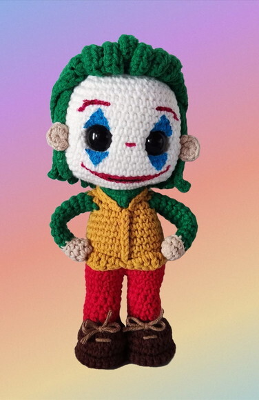 Amigurumi Articulável Coringa
