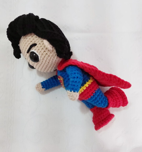 Amigurumi Articulável Super Homem