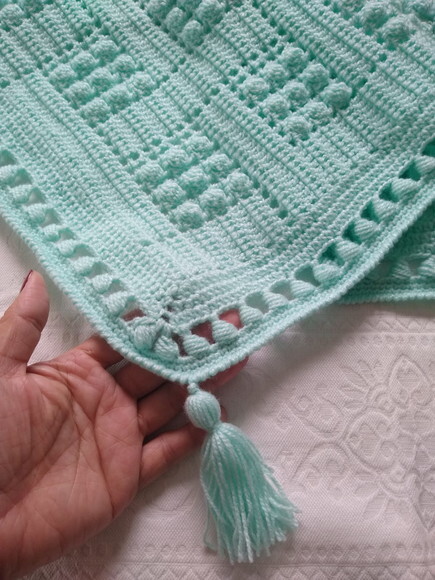 Conjunto Manta, Casaquinho e Sapatinho para Bebê - 0 à 3 m