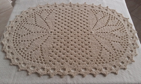 Tapete de Crochê Oval Liz
