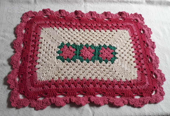Tapete de Crochê Retangular Passione